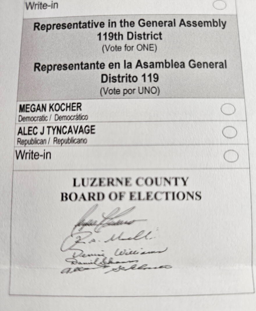 Rep Alec Ryncavage Luzerne County says it will re-issue 6,700 mail-in ballots after ...