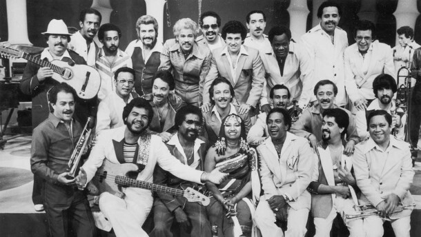 The Fania All-Stars, which featured legends like Celia Cruz, Willie Colón, Héctor Lavoe and Ruben Blades.
