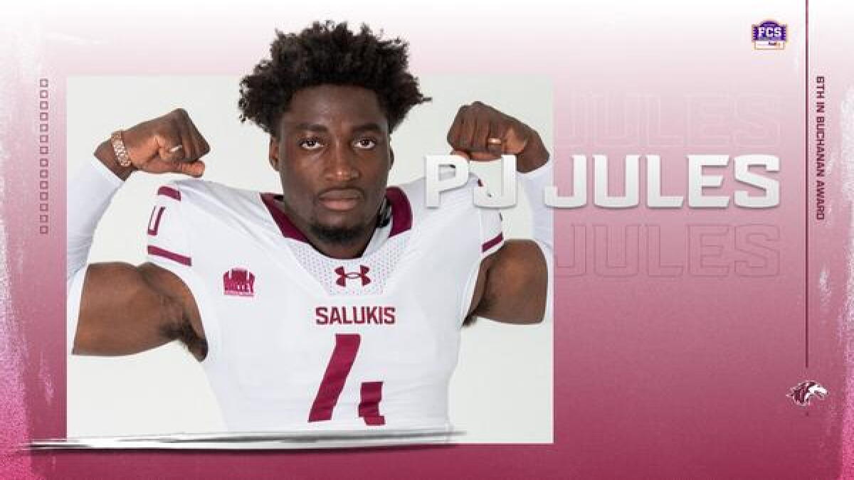 SIU Safety PJ Jules finishes 6th in Buchanan Award voting - Vimarsana News