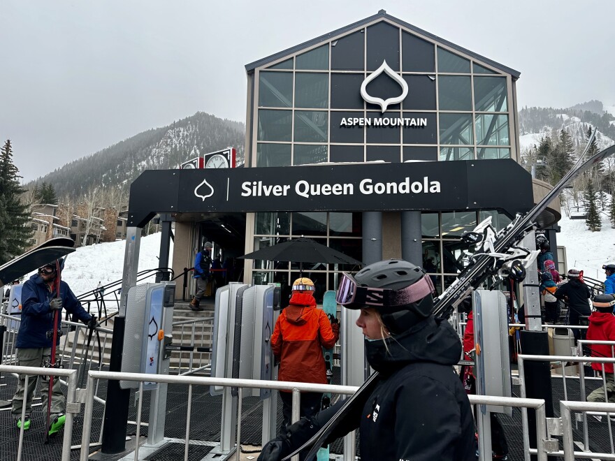 Skiers and snowboarders braved early season conditions on Aspen Mountain as fresh snow fell on the ski hill Sunday, Nov. 24.