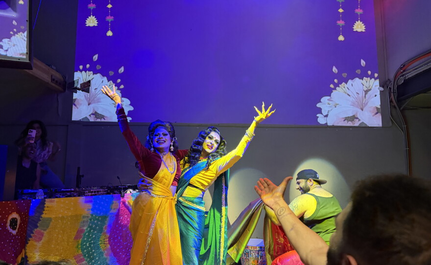 Masala Mahal performs "Dola Re Dola" at the Dhoom Pride in San Francisco, June 2026.