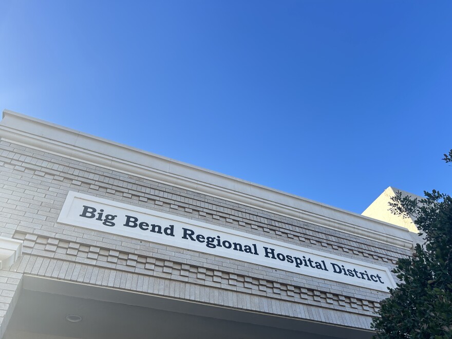 The hospital district’s office in Alpine, Texas, pictured on May 30, 2024.