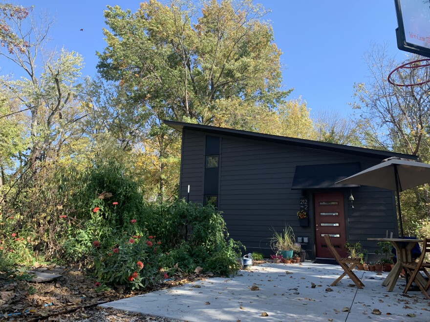 A backyard dwelling owned by Columbia architect and advocate Adrienne Stolwyk.