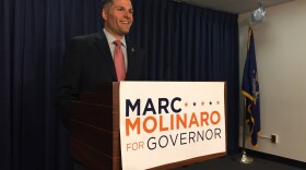 GOP candidate for governor, Marc Molinaro made a campaign stop at the state Capitol Tuesday 
