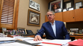 John Georges sits at his desk at Imperial Trading Company's headquarters in Harahan, Louisiana. Georges also owns Louisiana’s largest newspapers through the media company he owns with his wife, Dathel.