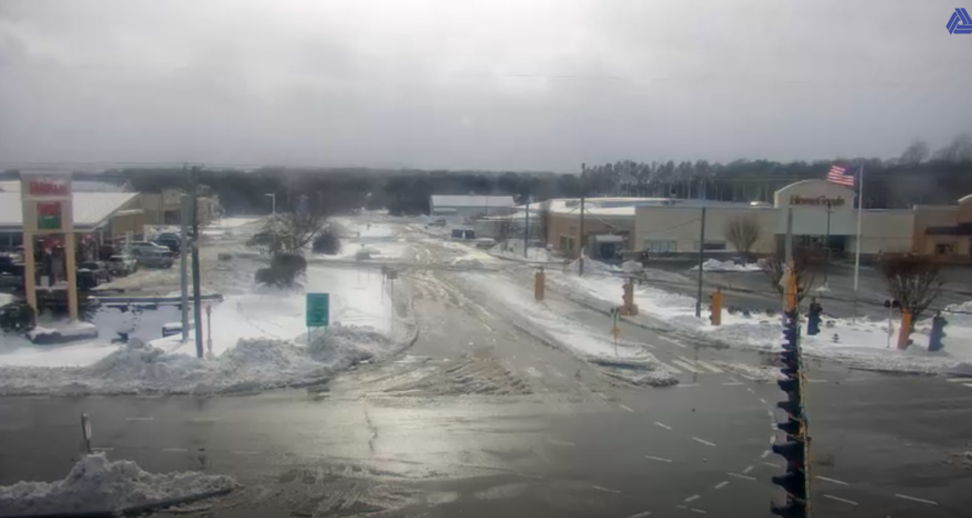 Street view in Lewes, where Code Purple is Located, from DelDOT camera