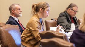 Sen. Kendal Sacchieri (R-Blanchard) speaks during a committee meeting on Feb. 9, 2026.