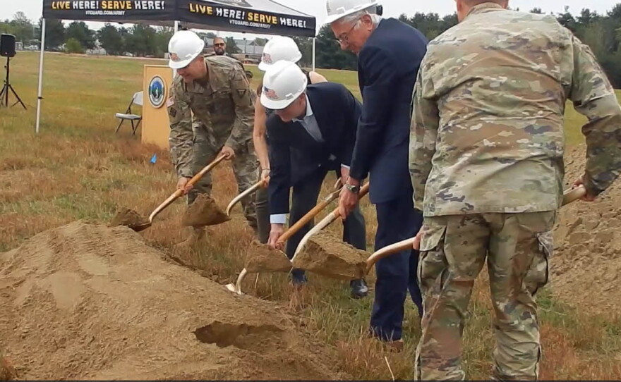 Officials break ground on a new Vermont National Guard Family Readiness and Support Center