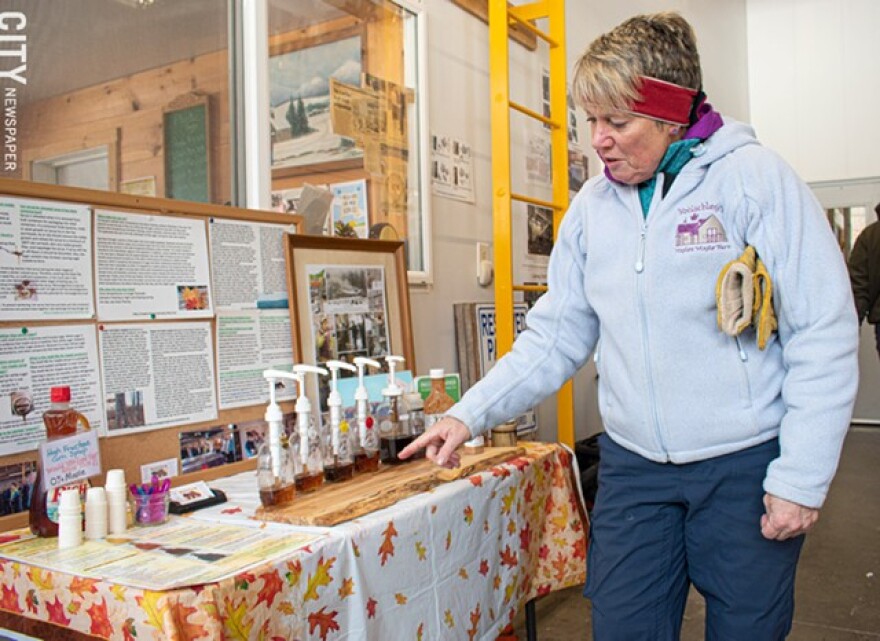 Bobbi Wohlschlegel of Wohlschlegel Maple Tree Farm in Naples.
