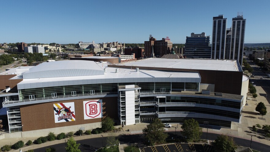 Peoria Civic Center (which opened in 1982) includes a 12,000-seat arena, 2,200-seat theater and convention center.