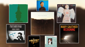 Artwork for four new albums, three new singles, and one album from 1976.