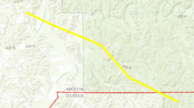 The tornado that went through Martin and Dubois counties travelled 9.12 miles.