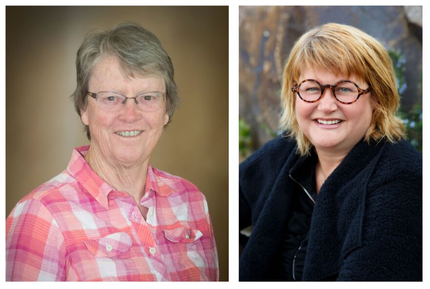 Dr. Mary Stranahan (L) is the founder of Goodworks Ventures. Dawn McGee (R) is CEO of Goodworks Ventures and president of the High Stakes Foundation.