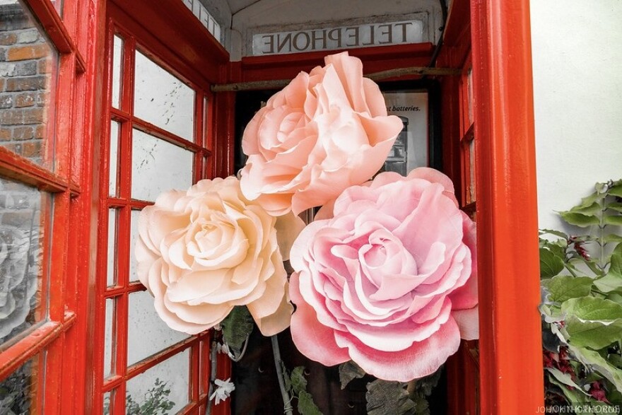 Valentines Day! The Telephone Kiosk at Boxley Kent