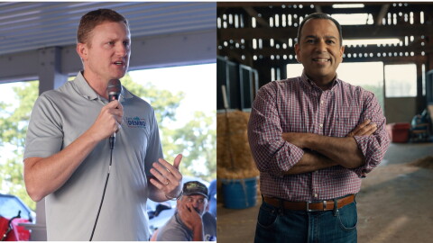 Democrat Zach Dembo (left) is running against Republican Ralph Alvarado (right) for Kentucky's 6th Congressional district.