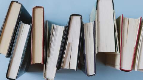 Arrangement of hardback books. (Mint Images/Getty Images)