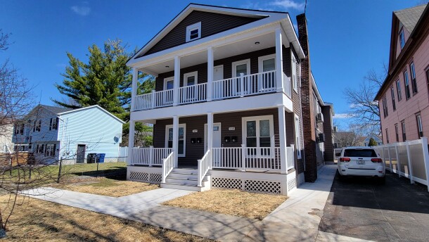 A home on Lincoln Ave. in Syracuse for people to stay in while lead abatement repairs are made on their homes.