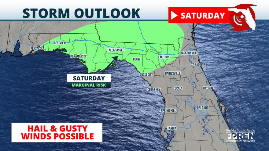 Saturday Storm Risk