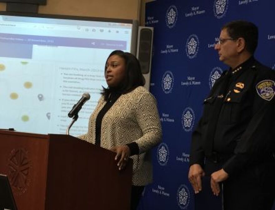 Mayor Lovely Warren and RPD Chief Michael Ciminelli