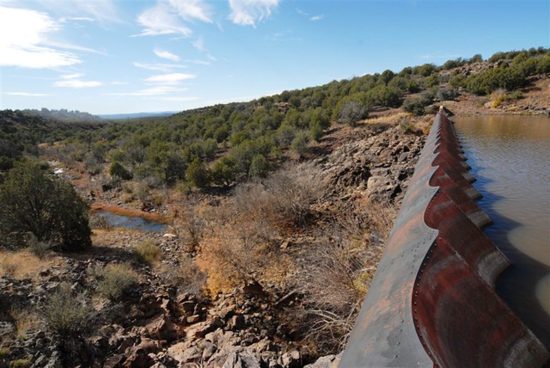 Earth Notes Ash Fork Steel Dam