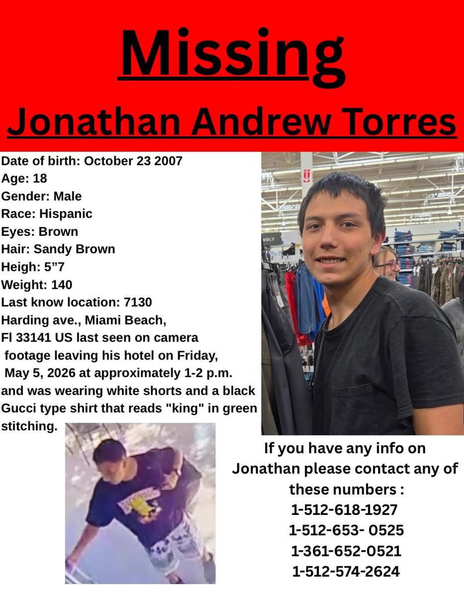 Family, Miami Beach Police search for missing teen with autism | WLRN