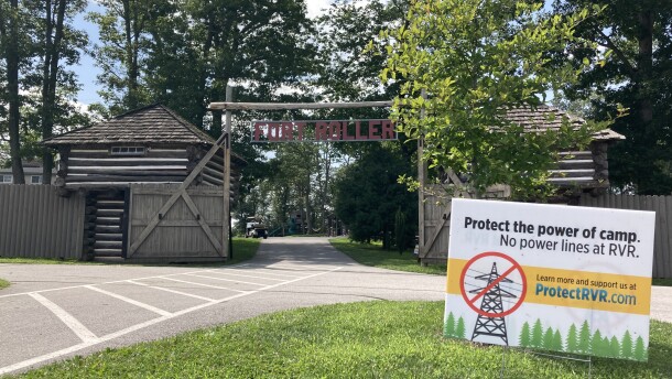 The entrance of River Valley Ranch’s Fort Roller campus