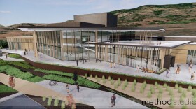 An unofficial rendering shows the concept of an arts center planned in Heber City.