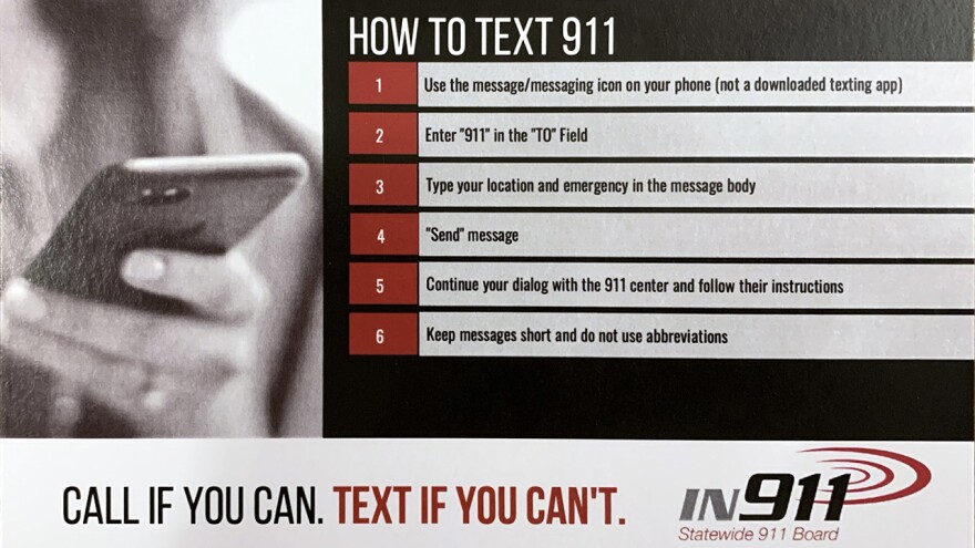 Hoosiers in all 92 counties can now use the “text to 911” service in languages other than English.