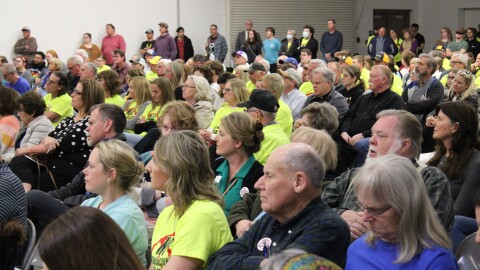 Hundreds of western Sedgwick County residents packed into an auditorium in Wichita last week for a town hall on data center development.