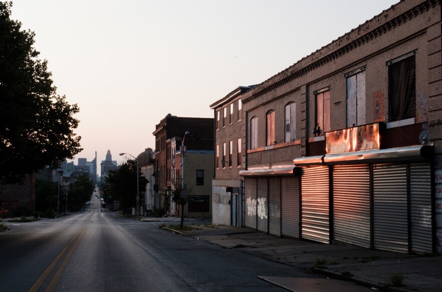 The Franklin Square neighborhood is hotter than about two-thirds of the other neighborhoods in Baltimore. Citywide, low-income neighborhoods tend to be hotter than wealthier neighborhoods.