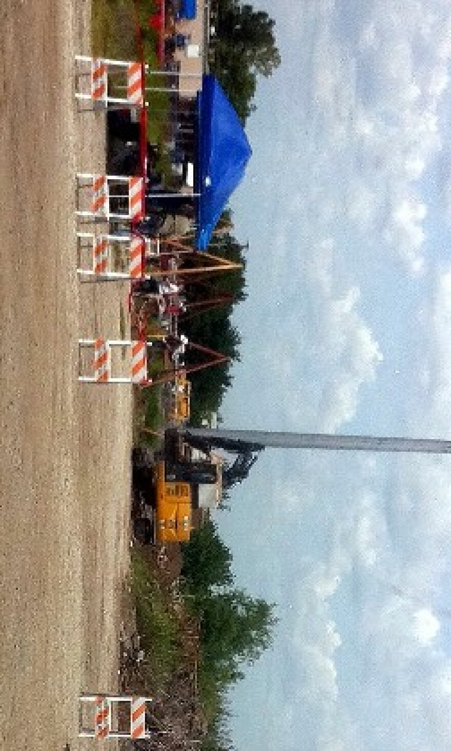 The search site near 61st and Mingo