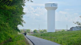 A portion of the Goshen Trail expansion during construction in May 2019. The new trail opens Nov 15. 