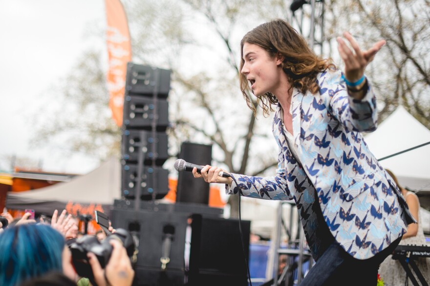 BØRNS performs at the Spotify House.
