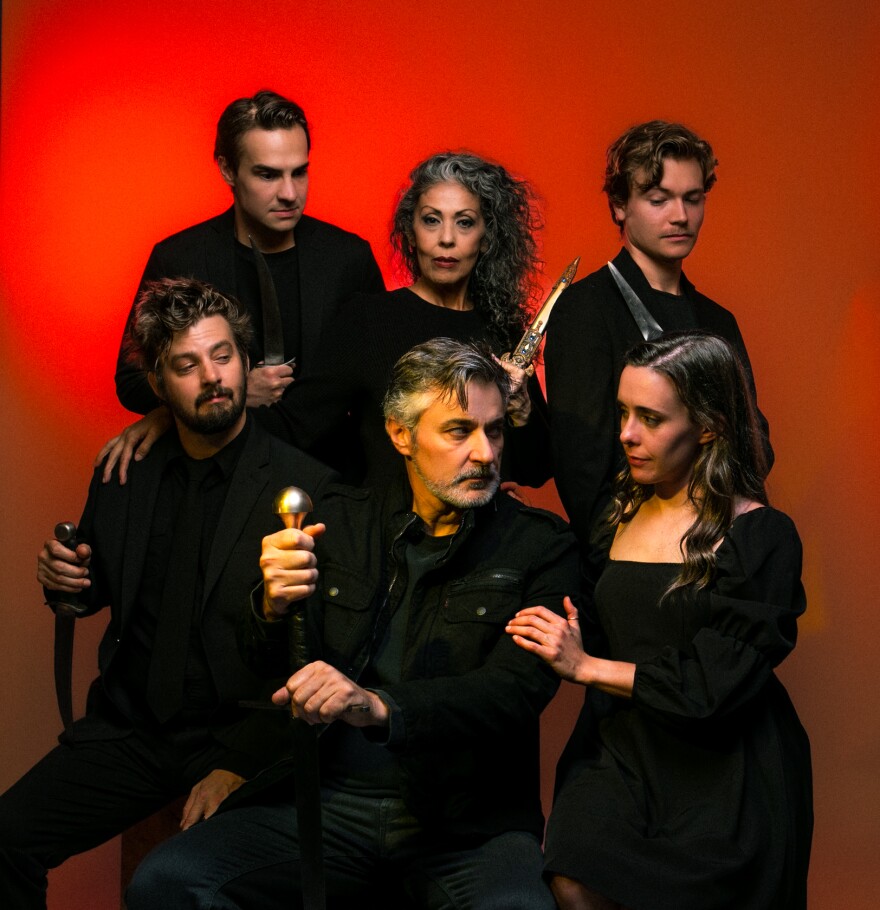 The knives are out in Theatre Three's production of "The Lion in Winter," James Goldman's fictionalized 1966 account of the squabbling 12th-century Plantagenet family led by King Henry II of England.