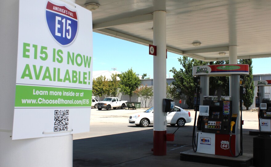 Gas with more ethanol headed to some pumps Iowa Public Radio