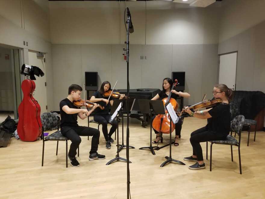 First Fridays Shaker Heights HS String Quartet Ideastream Public Media