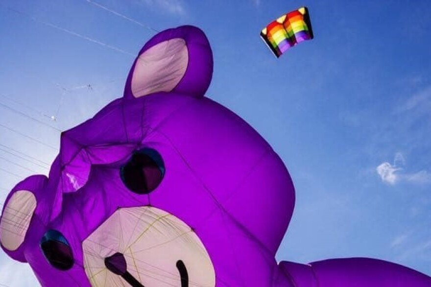 Giant balloons at a previous Kiwanis Indiana Balloon Fest.