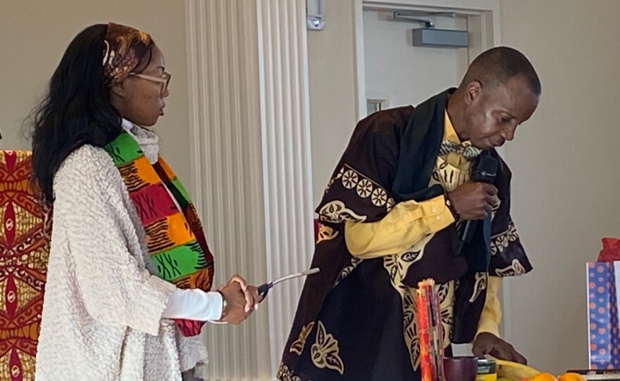 A Kwanzaa service at the Martin Luther King Jr. Community Presbyterian Church on December 28, 2025 — exactly five years after the church was burned down in a suspected hate crime.