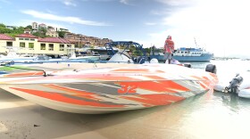 Pictured: Boaters prepare for the 2024 St. John Celebration boat races.