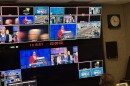 Inside a WHRO Public Media television control room. The Eastern Shore uses an aging translator TV system to keep WHRO and other local news stations on air, but may cut the program because of budget constraints.