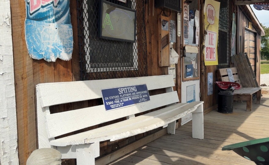 Two benches for relaxing and conversation.