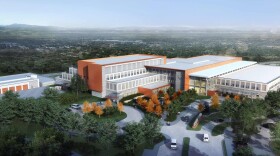 An artist's rendering of what the new hospital at Fort Leonard Wood will look like.