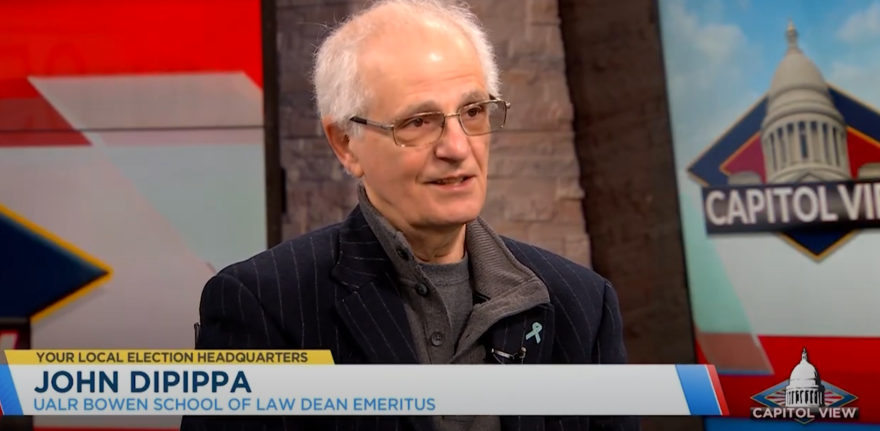 Dean Emeritus John DiPippa of the University of Arkansas-Little Rock Bowen Law School appeared on Sunday's edition of "Talk Business & Politics."
