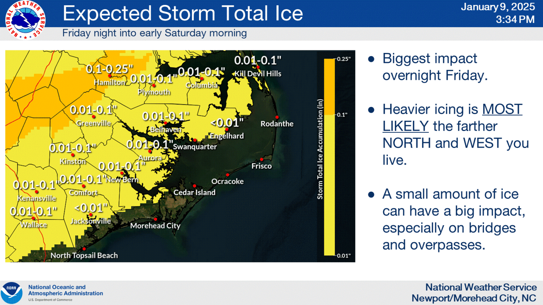 Rain, sleet, ice, and snow all possible Friday night into Saturday morning
