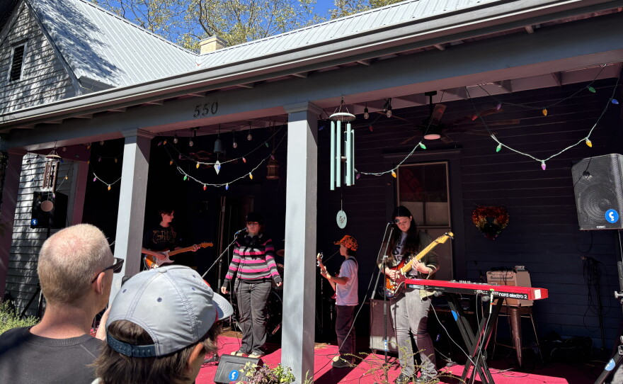 Photos from Porchfest 2026 and Boo-Le-Bark