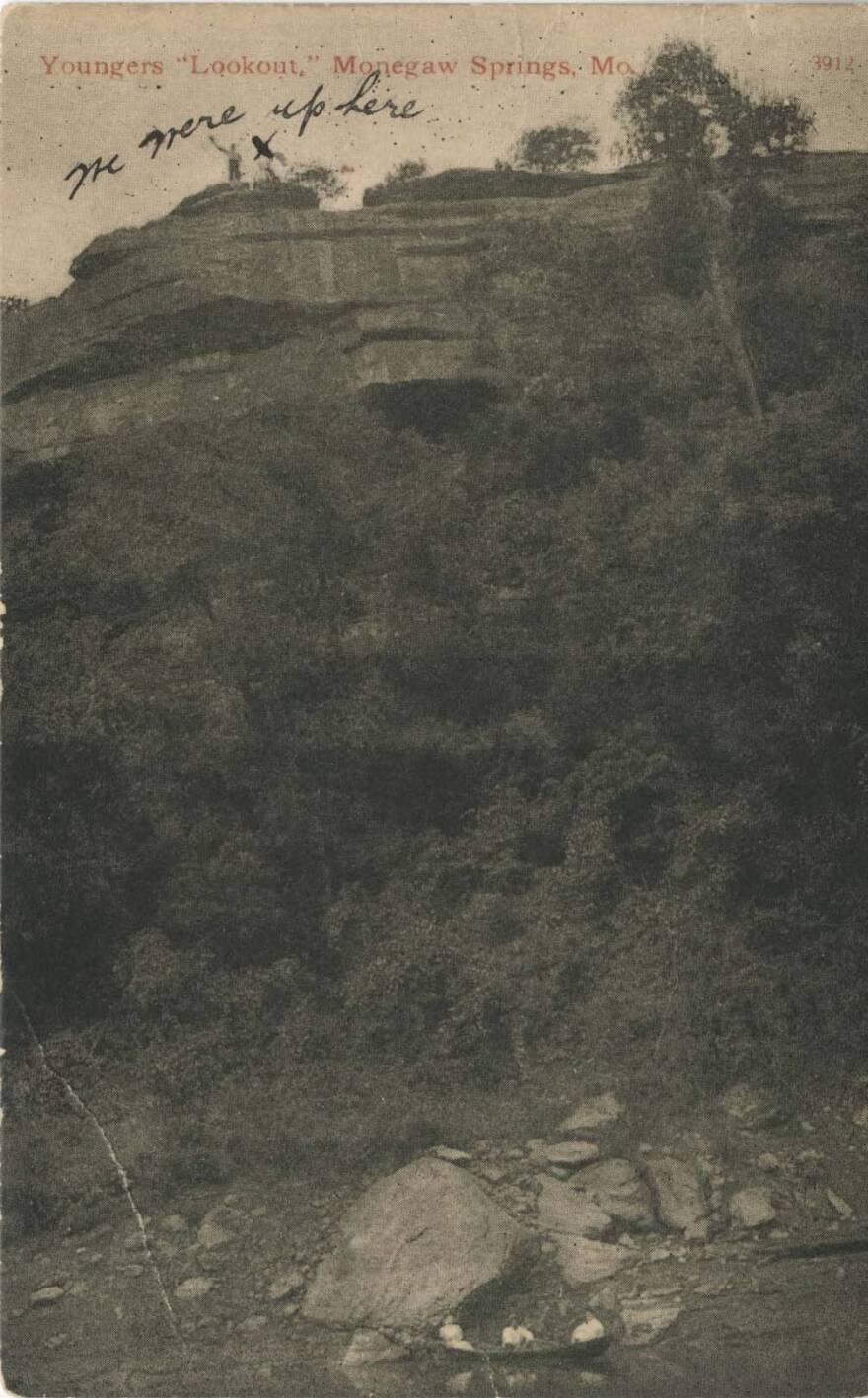 Younger's Lookout at Monegaw Springs, circa 1910