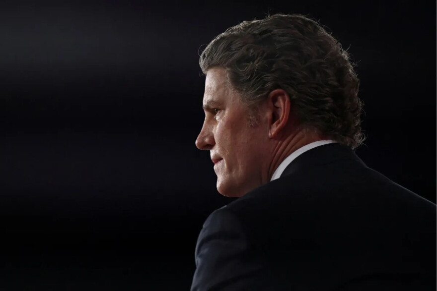 Bo French, GOP candidate for the Texas Railroad Commission, attends the Conservative Political Action Conference at the Gaylord Texan in Grapevine, March 27, 2026.