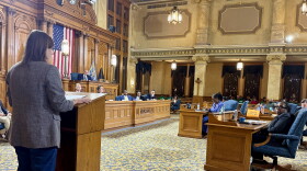 City residents speak out about the mayor's proposed budget at city hall on Monday, October 7, 2026.