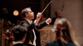 Music director Jader Bignamini conducts the Detroit Symphony Orchestra