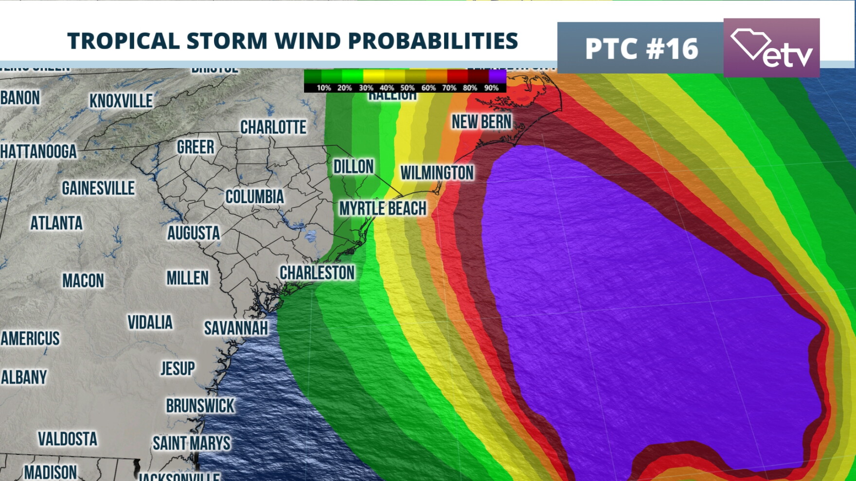 UPDATE: Potential Tropical Cyclone #16 will impact parts of SC starting ...